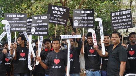 Protest in Mumbai