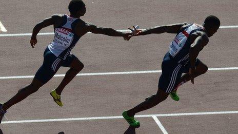 Christian Malcolm a Dwain Chambers