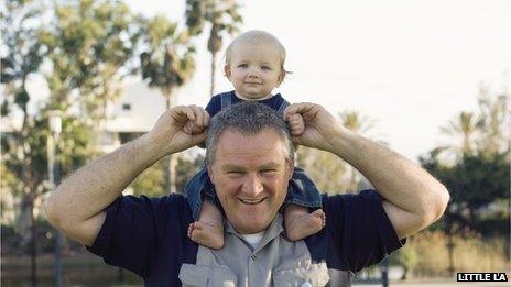 Stephen Box and his son. Photo by Christina Hultquist, Little LA Photography www.littlelaphoto.com