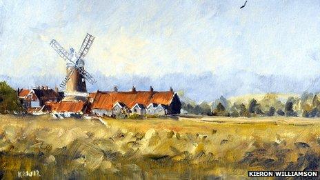 Cley Mill from the Marshes by Kieron Williamson