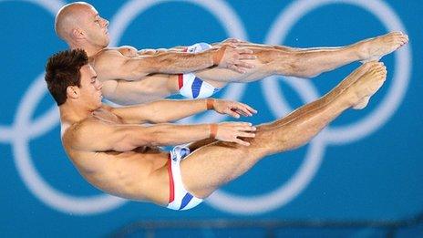 Tom Daley and Pete Waterfield