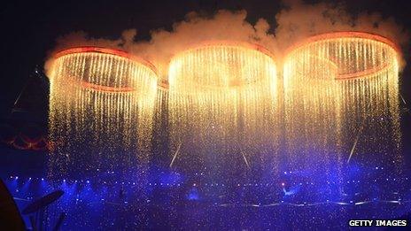 Opening ceremony Olympic rings created by Sussex company - BBC News