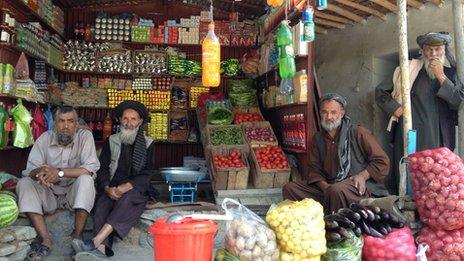 Shopkeepers have a lot to complain against the Afghan administration