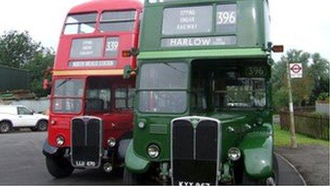 The red and green buses to run on the service