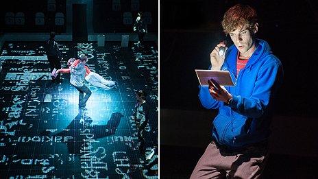 Luke Treadaway in The Curious Incident of the Dog in the Night-Time.