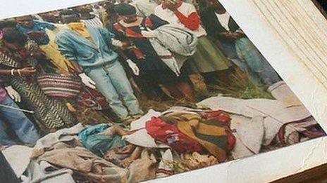 Rose Hakizimana's photo album documenting the massacre of Tutsis in Burundi in 1993