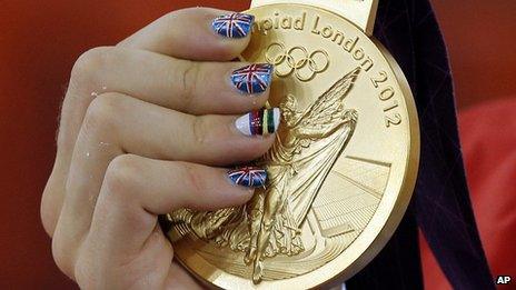 Laura Trott's gold medal
