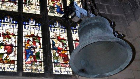 Bell in St. Michael's tower
