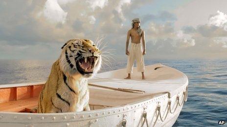 A scene from Life of Pi
