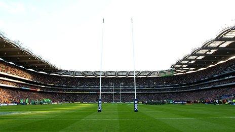 Croke Park staged Ireland internationals and other major rugby games between 2007 and 2010