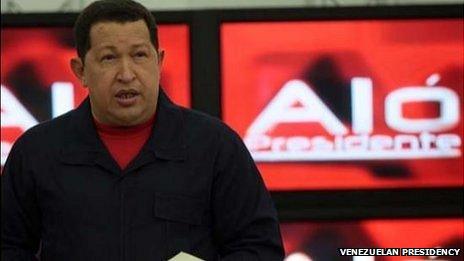 Venezuelan President Hugo Chavez