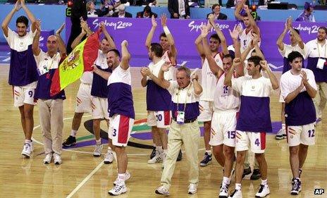 Spanish intellectually disabled basketball team, Sydney 2000