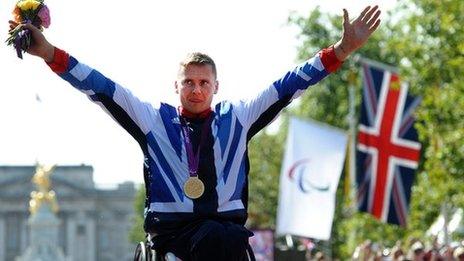 David Weir wins Paralympic marathon