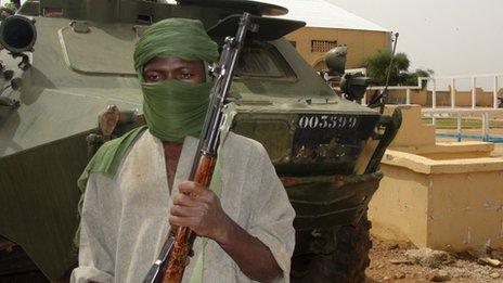 Islamist fighter in Gao, Mali (7 August 2012)