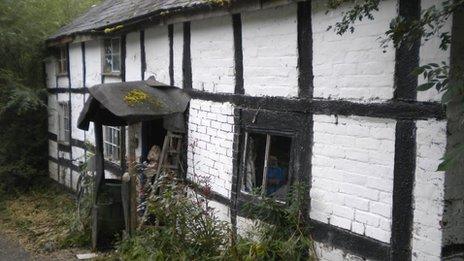 The cottage near Llanidloes