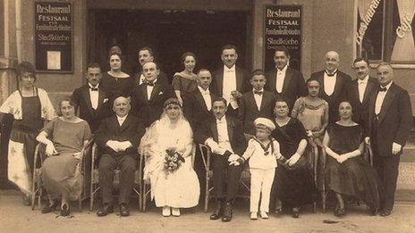 Montrose family wedding in 1923