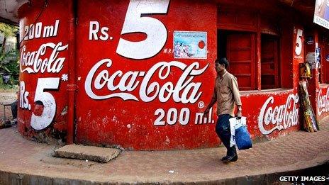 Coca-Cola branding in India