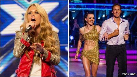 X Factor and Strictly Come Dancing