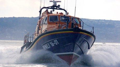 St Helier's Tamar-class lifeboat