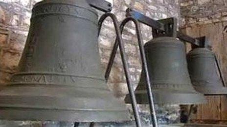 Chilean bells at All Saints Church, Oystermouth
