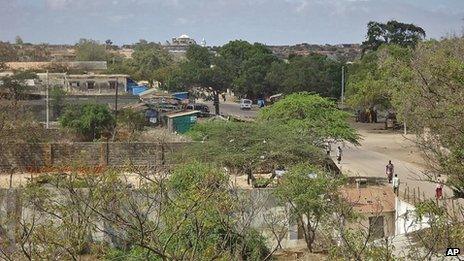 Kismayo, Somalia, pictured on September 28, 2012.