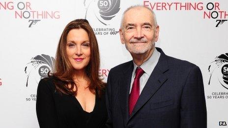 Barbara Broccoli and Michael G Wilson arrive at the screening of Everything Or Nothing at the Odeon West End in London on 1 October