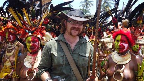 Graham Hughes in Papua New Guinea