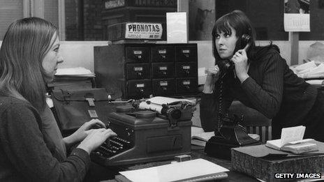 1960s office life