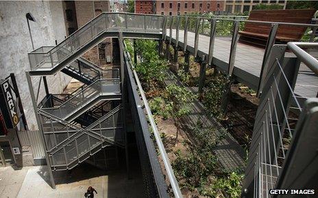 Section of High Line, New York