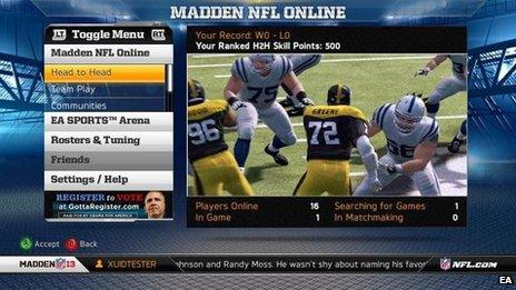 Obama ad placed in Madden NFL 13