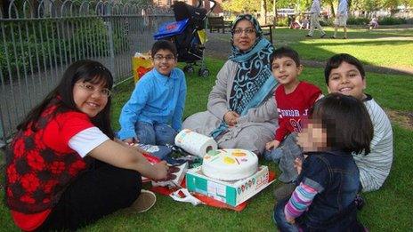 Sabah Usmani and her children who died in house fire in Harlow