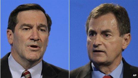 Joe Donnelly and Richard Mourdock