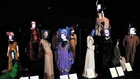 Display from the Hollywood Costume exhibition. Photo by Gareth Cattermole