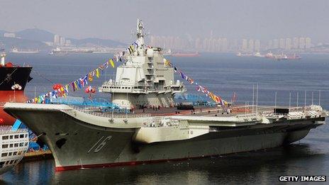 chinese aircraft carrier
