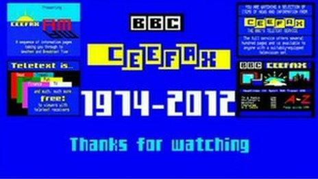 Ceefax on BBC2