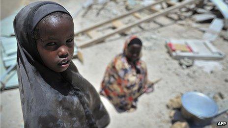 A girl in Mogadishu (21 October 2012)