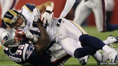 St Louis Rams v New England Patriots in 2010