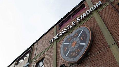 Hearts' Tynecastle Stadium