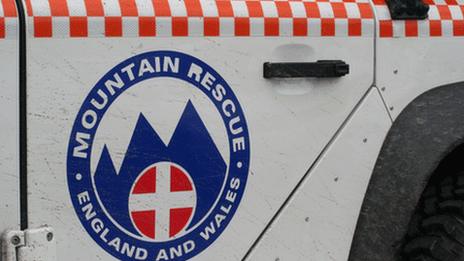 Mountain rescue team logo