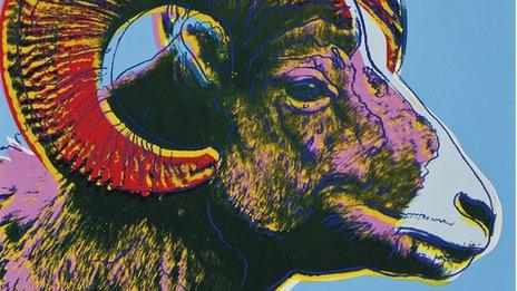 Endangered Species: Bighorn Ram by Warhol