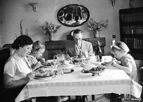 Family dinner 1938