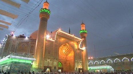 Shia shrine in Najaf