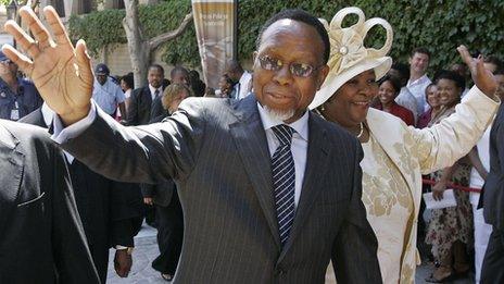 South Africa's Deputy President Kgalema Motlanthe in Cape Town (6 February 2009)