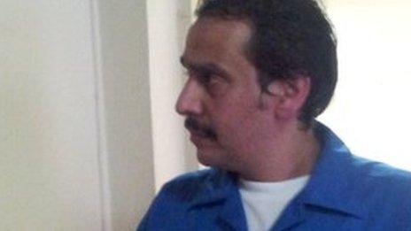 Mohammed al-Ajami photographed in prison