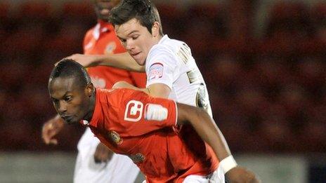 Crewe v Doncaster, JPT, Abdul Osman holds off Harry Middleton