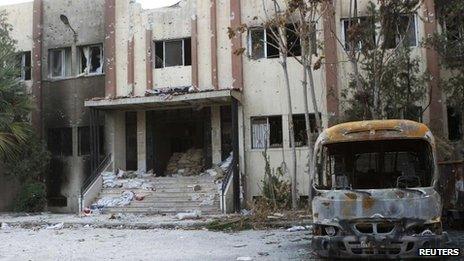 The Damascus suburb of Douma 21, November 2012