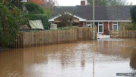 Feniton flooding, November 2008