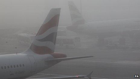 Terminal 5 Heathrow Airport on 12 December