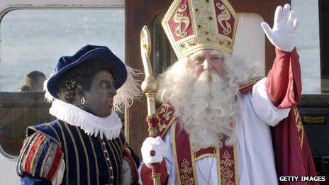 Sinterklaas, the Dutch St Nicholas and Zwarte Piet or Black Pete