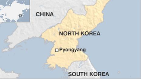 North Korea to issue verdict on US citizen - BBC News - Mega North Korea map